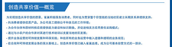 雀巢在中国创造共享价值2014-2015